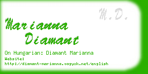 marianna diamant business card